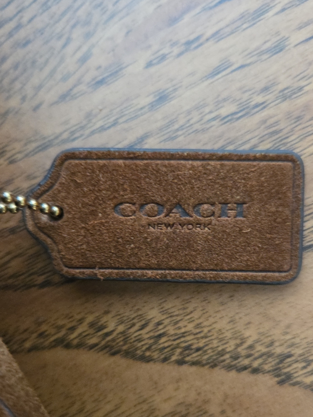 COACH BROOKLYN SHOULDER BAG 28 WARM BROWN SUEDE LEATHER HOBO MINIMALIST - Picture 8 of 16